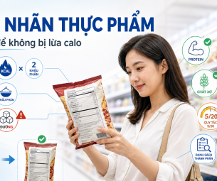 ĐỌC NHÃN THỰC PHẨM: 3 PHÚT ĐỂ KHÔNG BỊ “LỪA” CALO